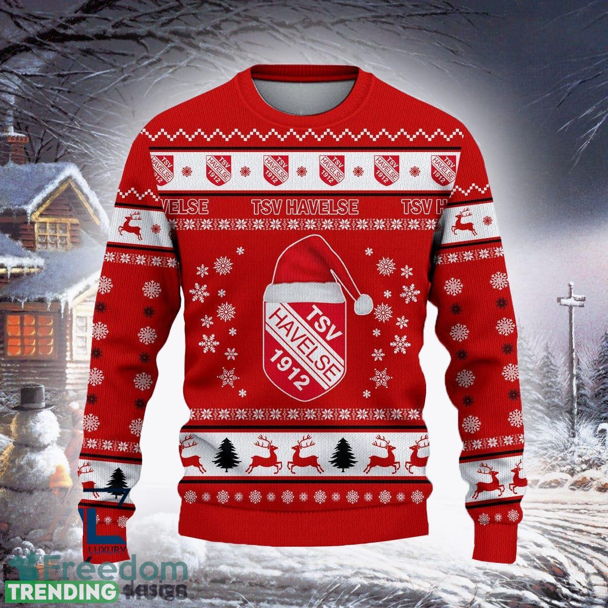 TSV Havelse Modern Bundesliga Logo Team Design Ugly Christmas Sweater For Fans Gift 3D Sweater TSV Havelse Modern Bundesliga Logo Team Design Ugly Christmas Sweater For Fans Gift 3D Sweater