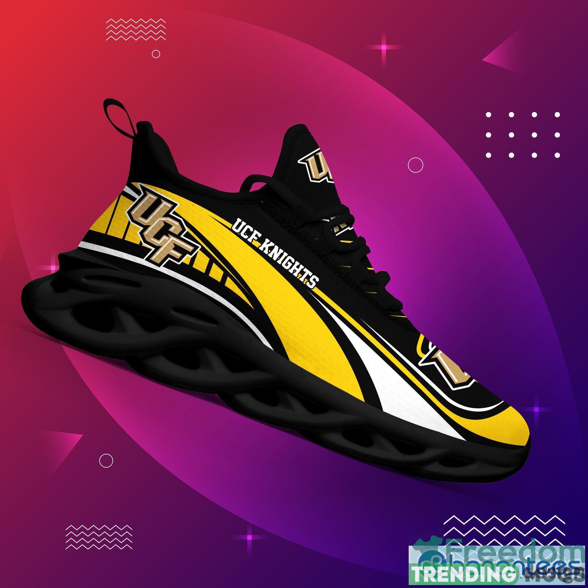 UCF Knights Logo Curve Line Chunky Sneakers Max Soul Shoes Gift For Men And Women Max Soul UCF Knights Logo Curve Line Chunky Sneakers Max Soul Shoes Gift For Men And Women Max Soul