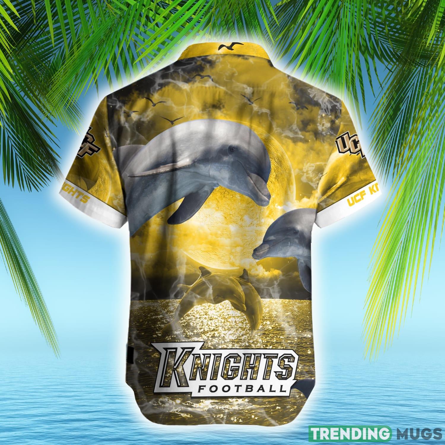 UCF Knights NCAA Hawaiian Shirt Dolphin Funny AOP Gift For Fans Custom Name Hawaiian Shirt UCF Knights NCAA Hawaiian Shirt Dolphin Funny AOP Gift For Fans Custom Name Hawaiian Shirt