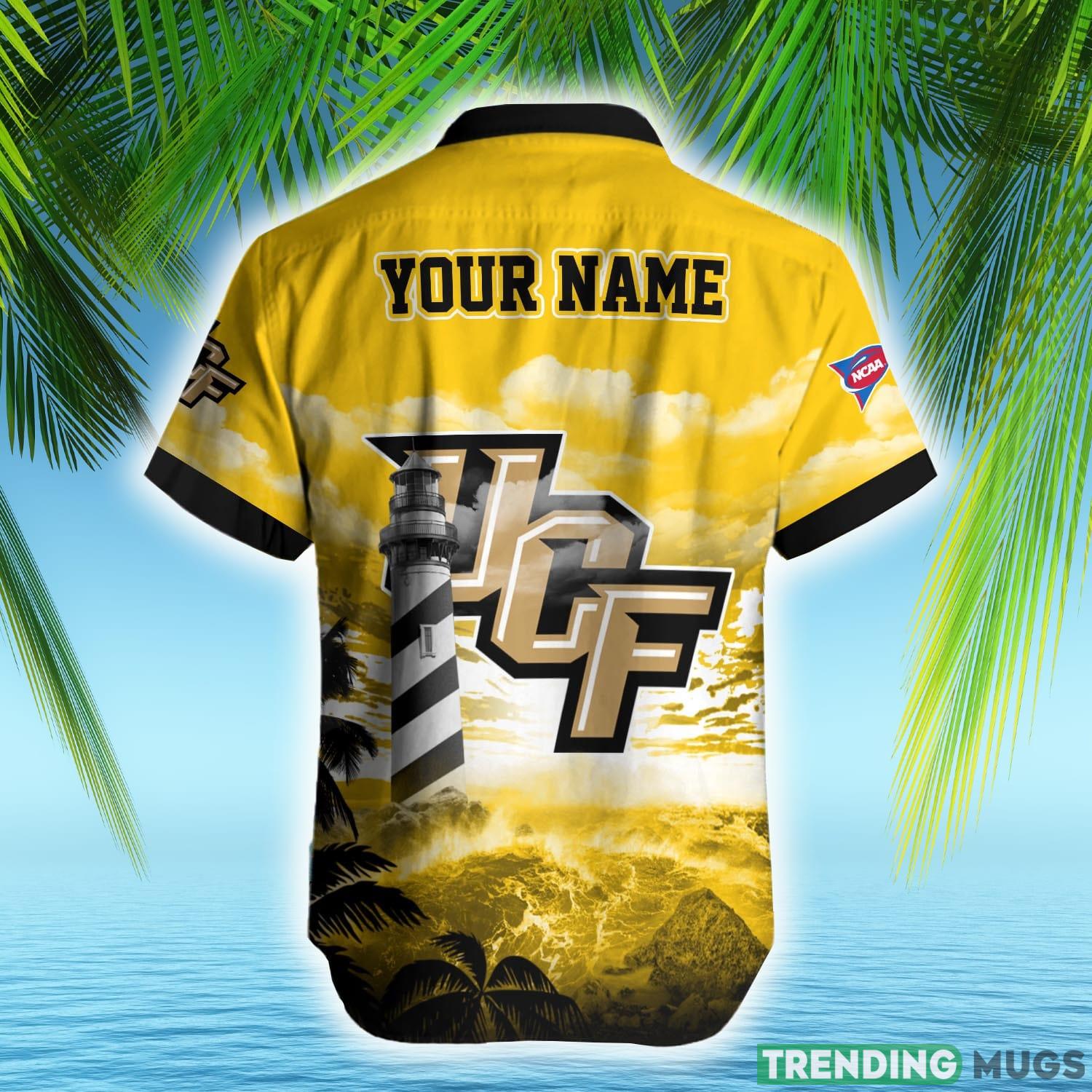 UCF Knights NCAA Hawaiian Shirt Logo Fans Gift Beach For Men And Women Custom Name Hawaiian Shirt UCF Knights NCAA Hawaiian Shirt Logo Fans Gift Beach For Men And Women Custom Name Hawaiian Shirt