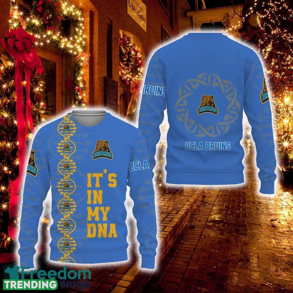 UCLA Bruins DNA In My Vein Proud My Style 3D Urly Sweater Christmas For Fans Gift - UCLA Bruins DNA In My Vein Proud My Style 3D Urly Sweater Christmas For Fans Gift UCLA Bruins DNA In My Vein Proud My Style 3D Urly Sweater Christmas For Fans Gift - UCLA Bruins DNA In My Vein Proud My Style 3D Urly Sweater Christmas For Fans Gift