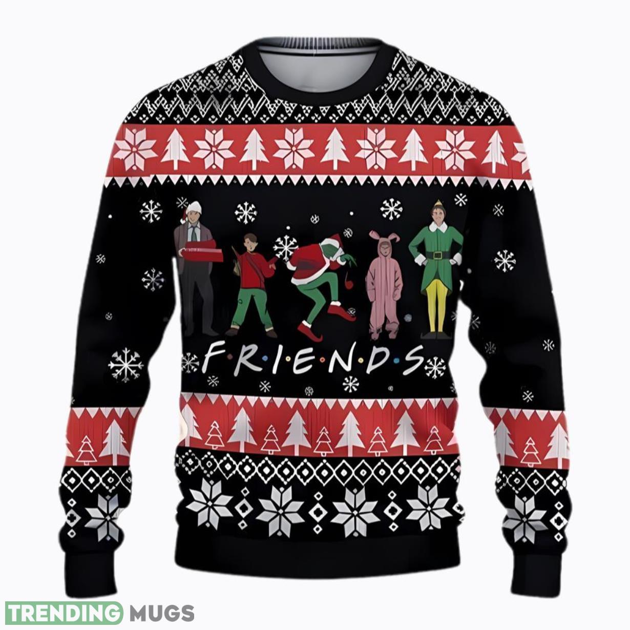 Ugly Grinch Christmas Sweater The Friends Product Photo 1 Ugly Grinch Christmas Sweater The Friends Product Photo 1