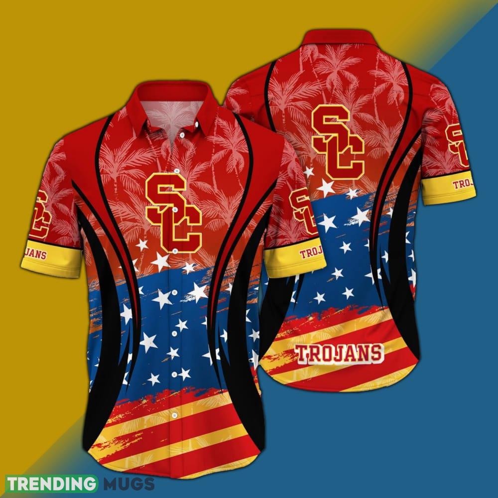 USC Trojans NCAA Flag American Hawaiian Shirt Short Sleeve - USC Trojans NCAA Flag American Hawaiian Shirt Short Sleeve Photo 2 USC Trojans NCAA Flag American Hawaiian Shirt Short Sleeve - USC Trojans NCAA Flag American Hawaiian Shirt Short Sleeve Photo 2