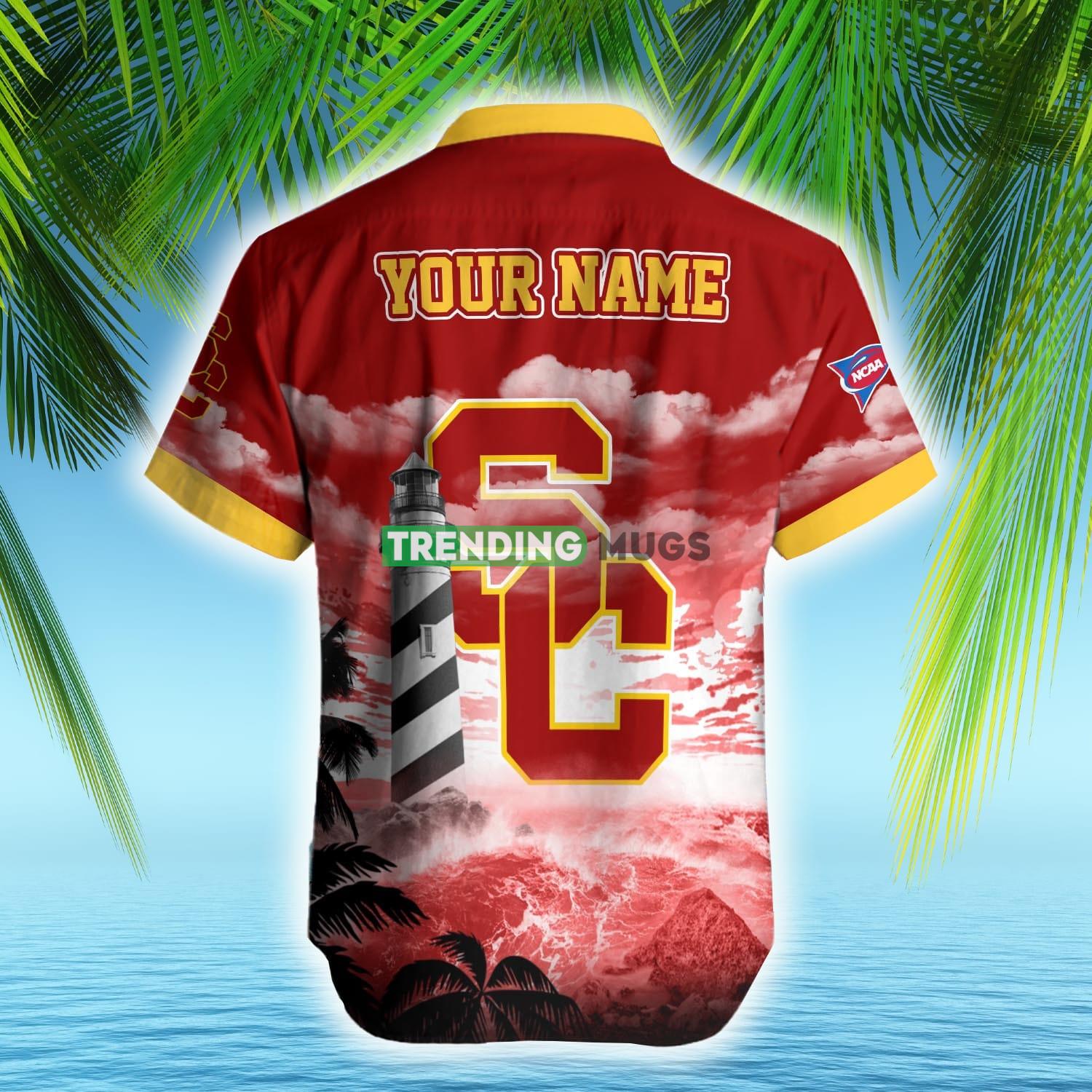 USC Trojans NCAA Hawaiian Shirt Logo Fans Gift Beach For Men And Women Custom Name Hawaiian Shirt USC Trojans NCAA Hawaiian Shirt Logo Fans Gift Beach For Men And Women Custom Name Hawaiian Shirt