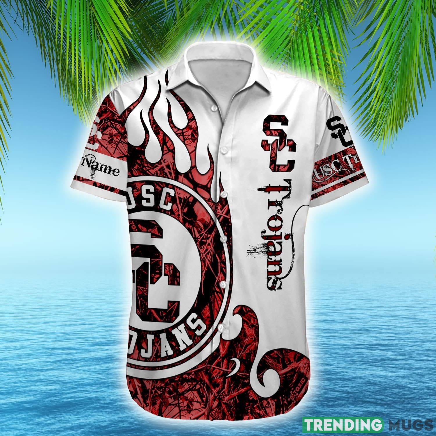 USC Trojans NCAA Hawaiian Shirt Pattern Summer Custom Name For Men And Women Gift Hawaiian Shirt USC Trojans NCAA Hawaiian Shirt Pattern Summer Custom Name For Men And Women Gift Hawaiian Shirt