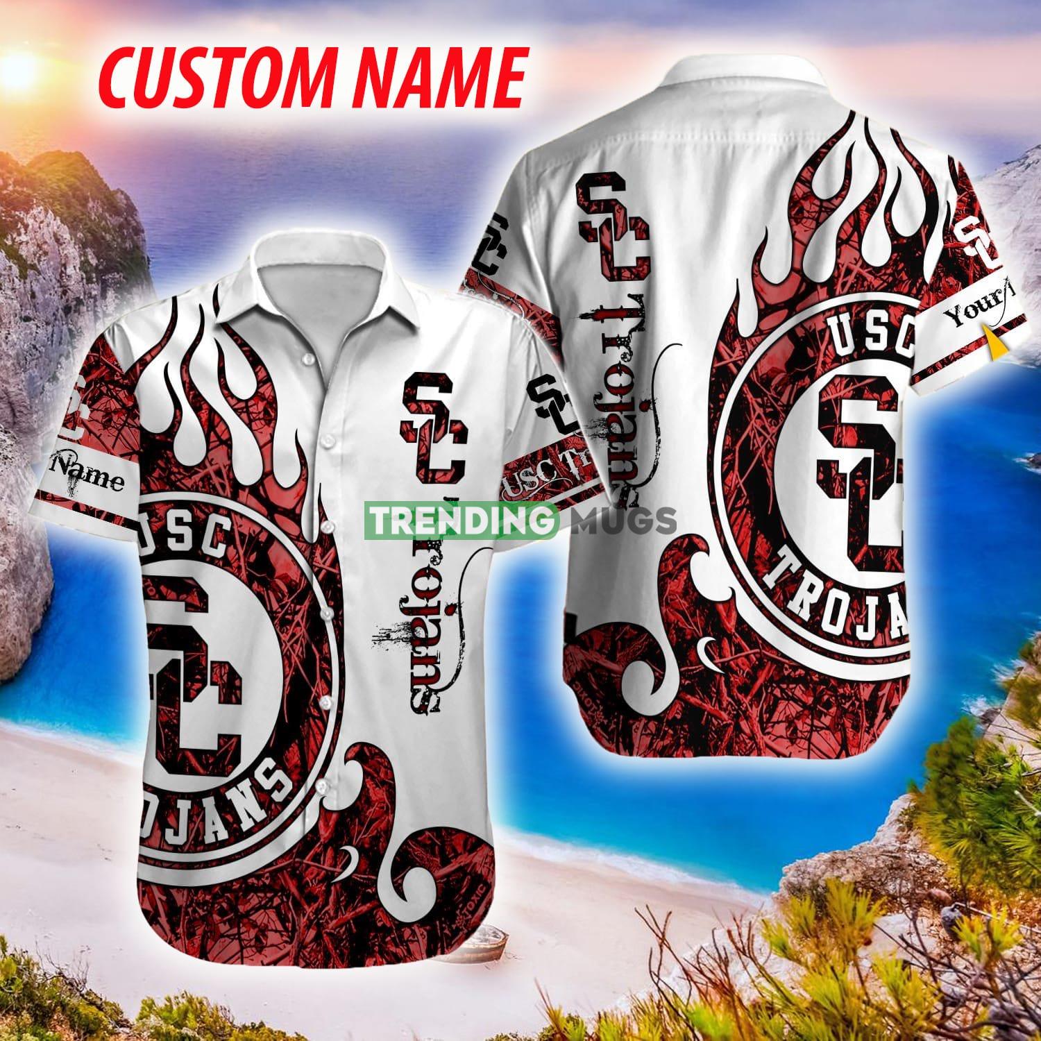 USC Trojans NCAA Hawaiian Shirt Pattern Summer Custom Name For Men And Women Gift - USC Trojans NCAA1 Hawaiian Shirt_1 USC Trojans NCAA Hawaiian Shirt Pattern Summer Custom Name For Men And Women Gift - USC Trojans NCAA1 Hawaiian Shirt_1