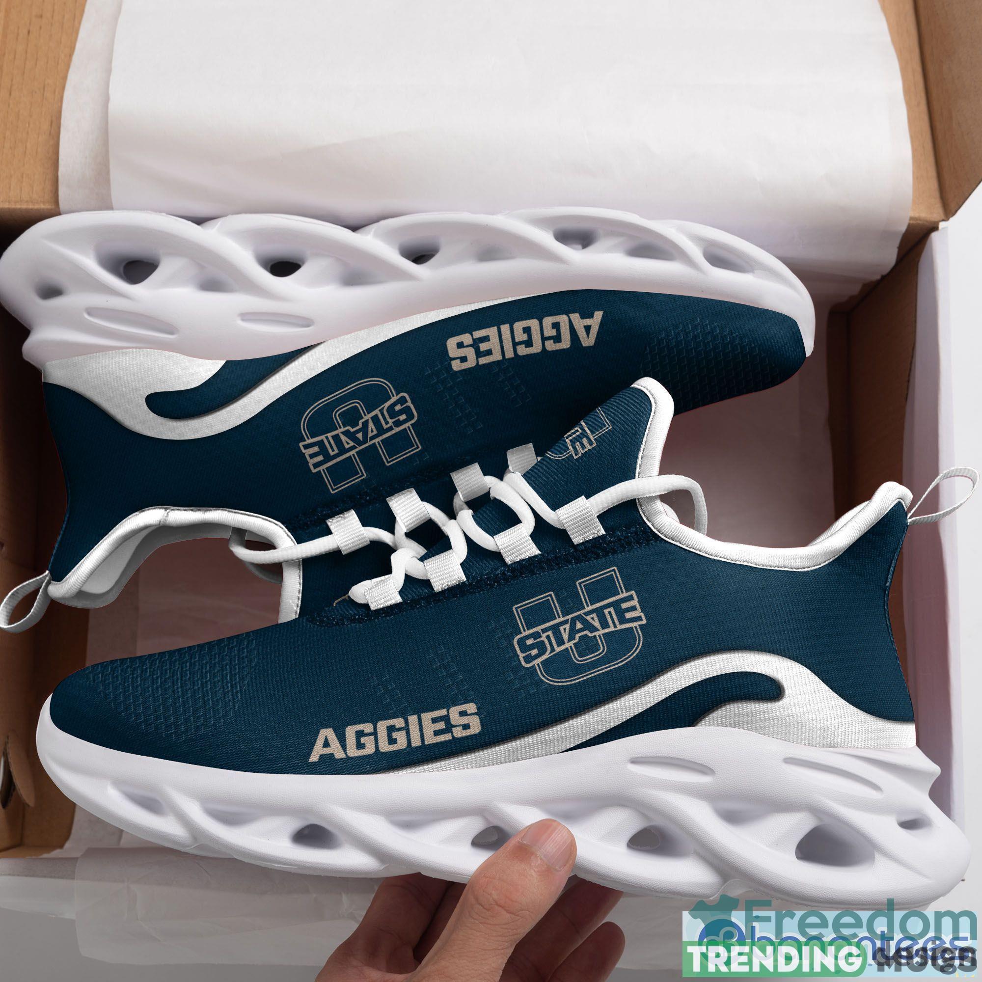 Utah State Aggies Logo Chunky Sneakers Max Soul Shoes Gift For Men And Women Max Soul Utah State Aggies Logo Chunky Sneakers Max Soul Shoes Gift For Men And Women Max Soul