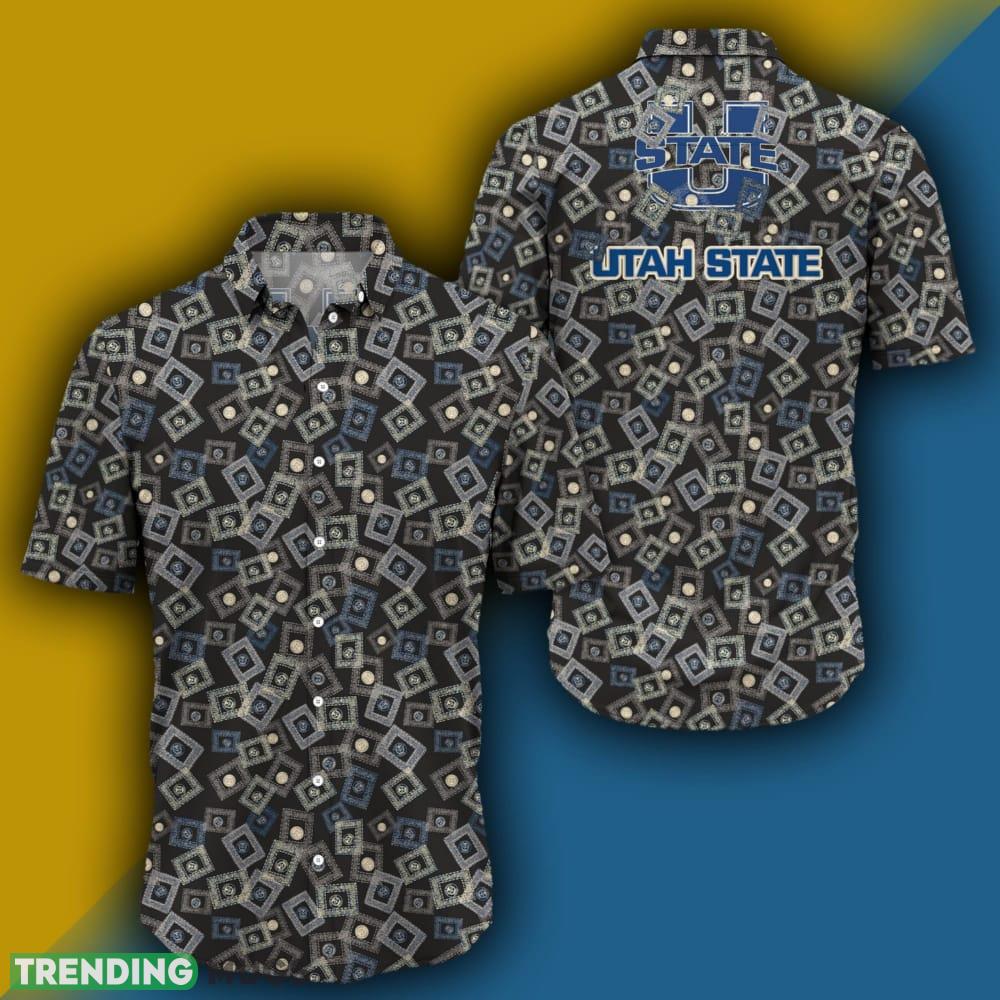 Utah State Aggies Short Sleeve Film Pattern Hawaiian Shirt For Men And Women - Utah State Aggies Short Sleeve Film Pattern Hawaiian Shirt For Men And Women Photo 2 Utah State Aggies Short Sleeve Film Pattern Hawaiian Shirt For Men And Women - Utah State Aggies Short Sleeve Film Pattern Hawaiian Shirt For Men And Women Photo 2