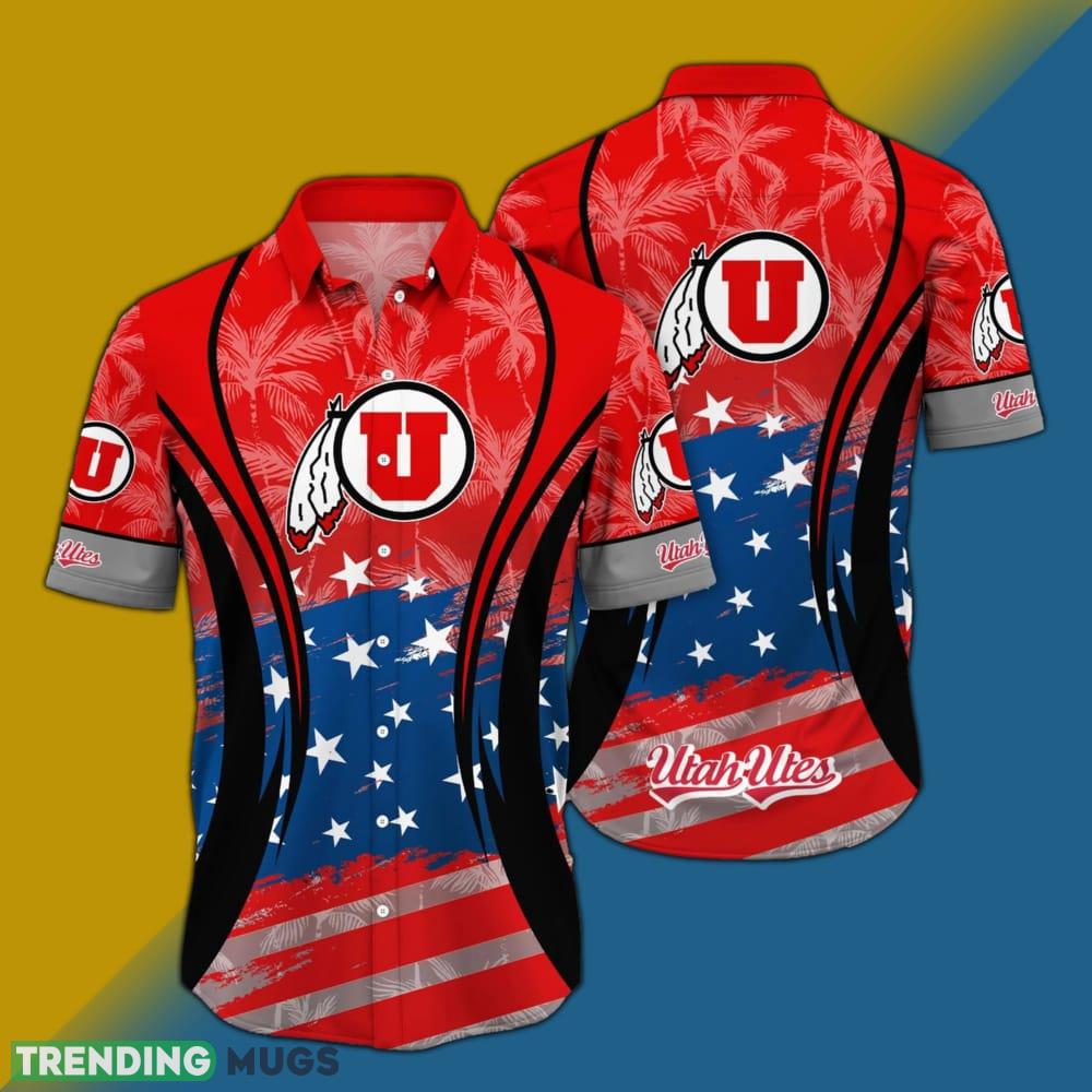 Utah Utes NCAA Flag American Hawaiian Shirt Short Sleeve - Utah Utes NCAA Flag American Hawaiian Shirt Short Sleeve Photo 2 Utah Utes NCAA Flag American Hawaiian Shirt Short Sleeve - Utah Utes NCAA Flag American Hawaiian Shirt Short Sleeve Photo 2