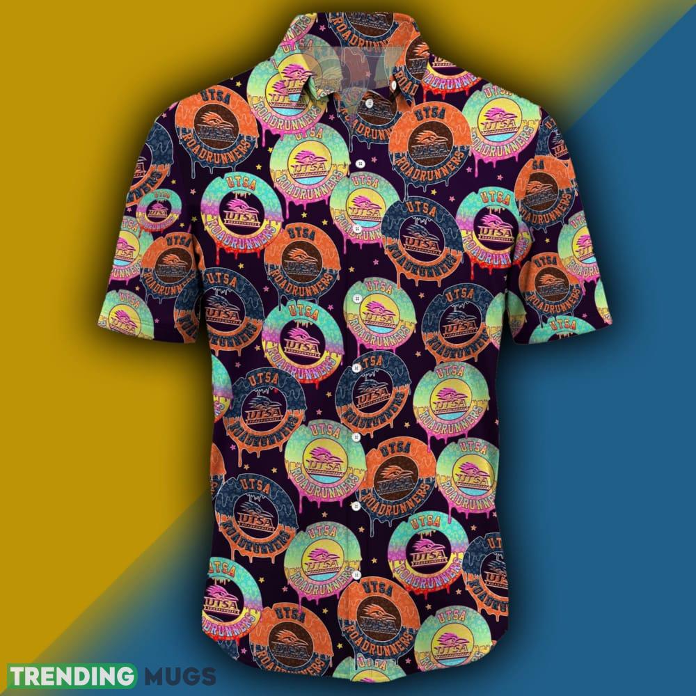 UTSA Roadrunners CD Rainbow Pattern Hawaiian Shirt For Men And Women Hawaiian Shirt UTSA Roadrunners CD Rainbow Pattern Hawaiian Shirt For Men And Women Hawaiian Shirt