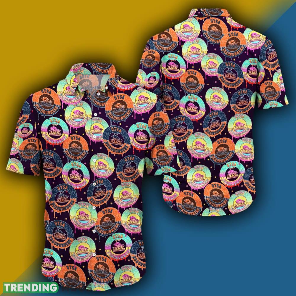 UTSA Roadrunners CD Rainbow Pattern Hawaiian Shirt For Men And Women - UTSA Roadrunners CD Rainbow Pattern Hawaiian Shirt For Men And Women Photo 2 UTSA Roadrunners CD Rainbow Pattern Hawaiian Shirt For Men And Women - UTSA Roadrunners CD Rainbow Pattern Hawaiian Shirt For Men And Women Photo 2