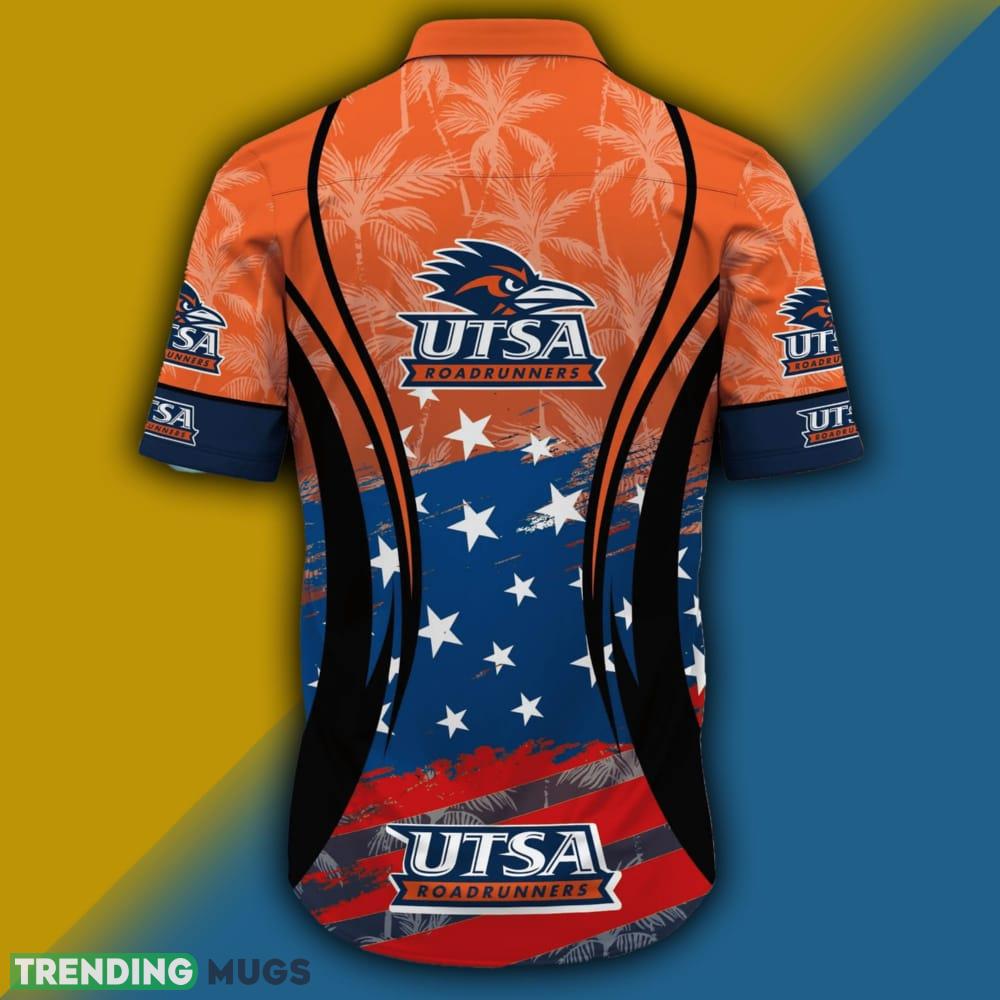 UTSA Roadrunners NCAA Flag American Hawaiian Shirt Short Sleeve Hawaiian Shirt UTSA Roadrunners NCAA Flag American Hawaiian Shirt Short Sleeve Hawaiian Shirt