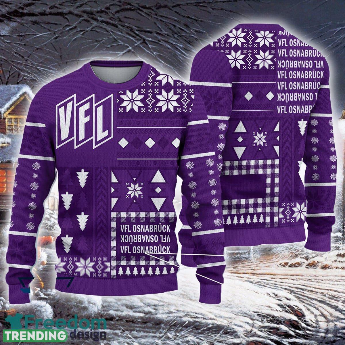 VfL Osnabruck Retro Bundesliga Logo Team Design Ugly Christmas Sweater For Fans Gift - VfL Osnabruck Collection Bundesliga Ugly Christmas Sweater For Fans Gift VfL Osnabruck Retro Bundesliga Logo Team Design Ugly Christmas Sweater For Fans Gift - VfL Osnabruck Collection Bundesliga Ugly Christmas Sweater For Fans Gift