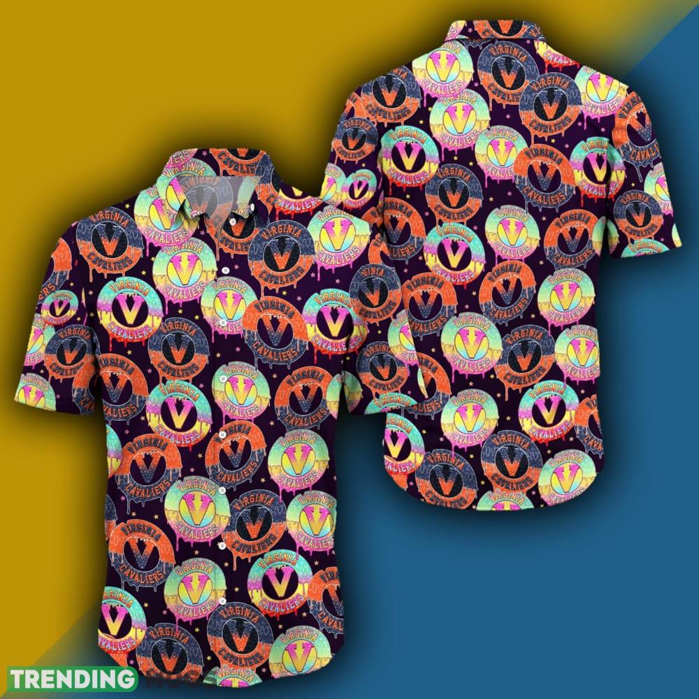 Virginia Cavaliers CD Rainbow Pattern Hawaiian Shirt For Men And Women - Virginia Cavaliers CD Rainbow Pattern Hawaiian Shirt For Men And Women Photo 2 Virginia Cavaliers CD Rainbow Pattern Hawaiian Shirt For Men And Women - Virginia Cavaliers CD Rainbow Pattern Hawaiian Shirt For Men And Women Photo 2