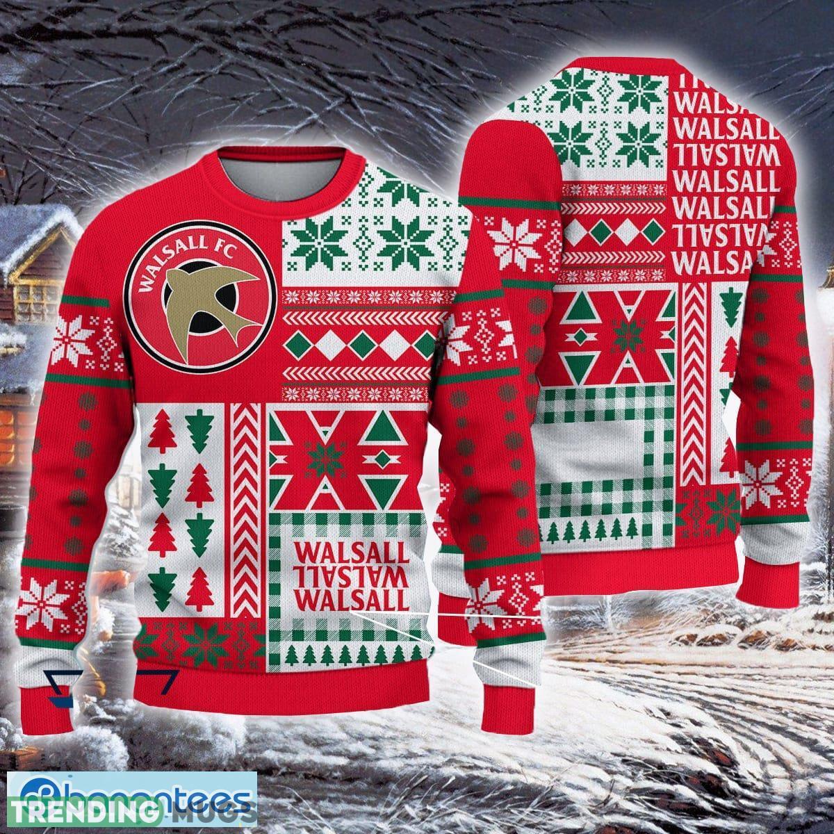 Walsall FC Hula Efl Logo Team Ugly Christmas Sweater For Fans Gift Unisex Sweatshirt 3D Sweater Walsall FC Hula Efl Logo Team Ugly Christmas Sweater For Fans Gift Unisex Sweatshirt 3D Sweater