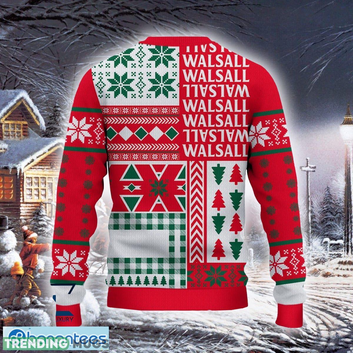 Walsall FC Hula Efl Logo Team Ugly Christmas Sweater For Fans Gift Unisex Sweatshirt - Walsall FC Affordable Efl Ugly Christmas Sweater For Fans Gift Walsall FC Hula Efl Logo Team Ugly Christmas Sweater For Fans Gift Unisex Sweatshirt - Walsall FC Affordable Efl Ugly Christmas Sweater For Fans Gift