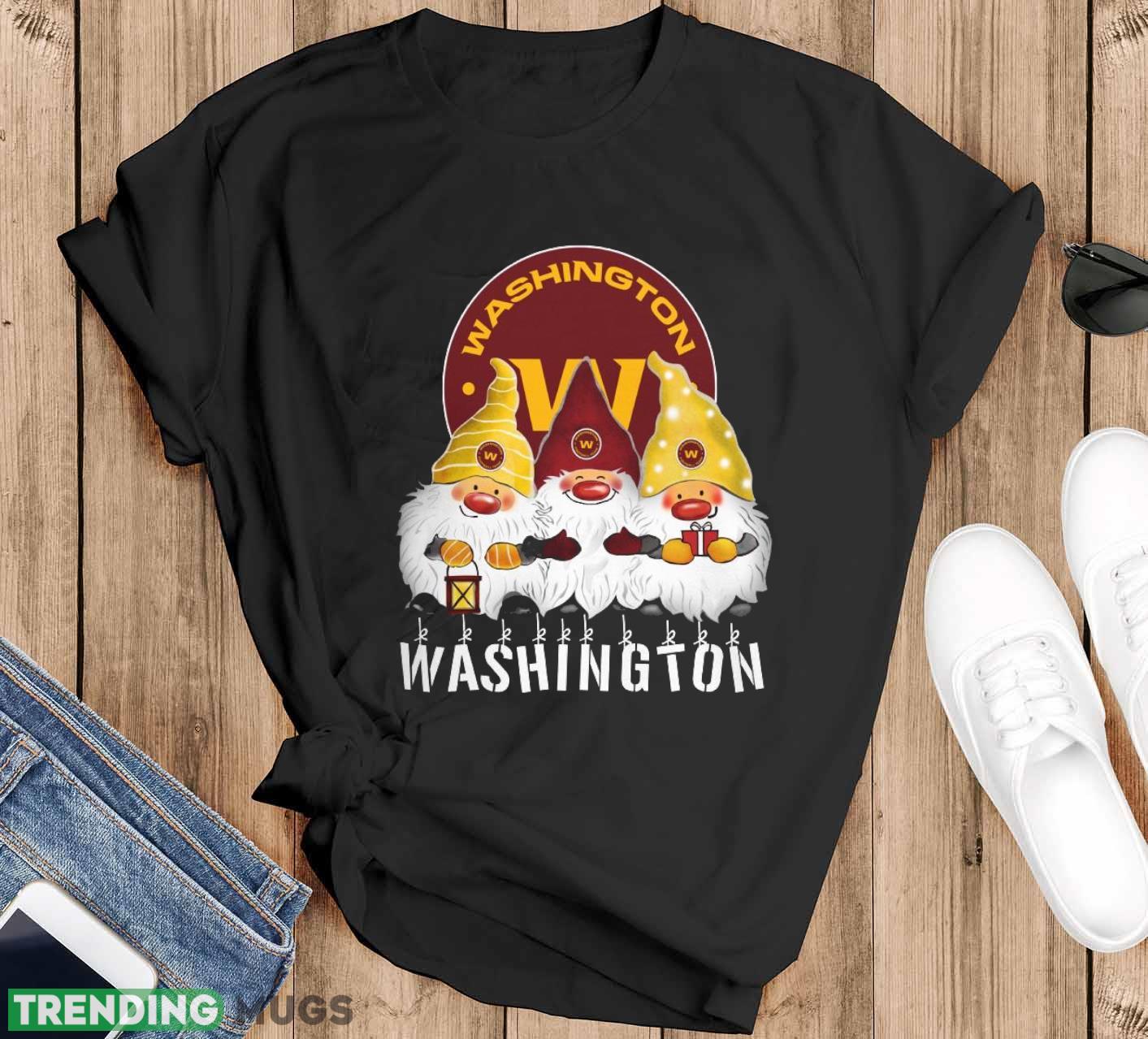 Washington Football Team Gnomies Christmas Funny Black T Shirt Sweatshirt For Fans - Black T-Shirt Washington Football Team Gnomies Christmas Funny Black T Shirt Sweatshirt For Fans - Black T-Shirt