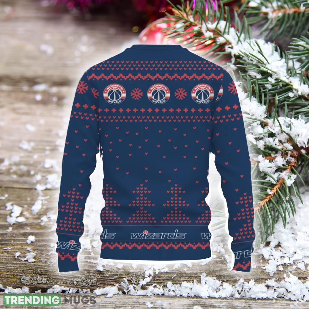 Washington Wizard Merry Christmas Tree Christmas Sweater Team Logo Sweatshirt Holiday For Fans Gift 3D Sweater Washington Wizard Merry Christmas Tree Christmas Sweater Team Logo Sweatshirt Holiday For Fans Gift 3D Sweater