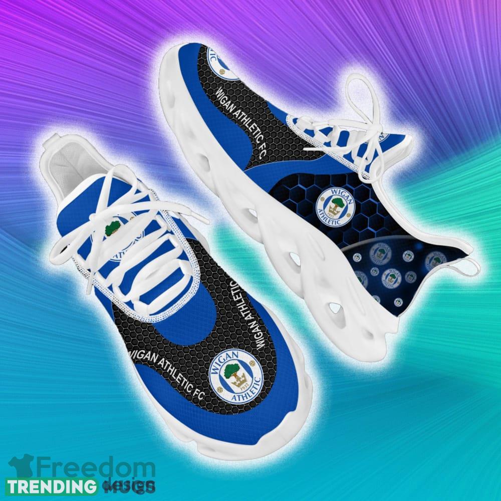Wigan Athletic EFL Max Soul Shoes Gift For Fans Running Shoes Max Soul Wigan Athletic EFL Max Soul Shoes Gift For Fans Running Shoes Max Soul