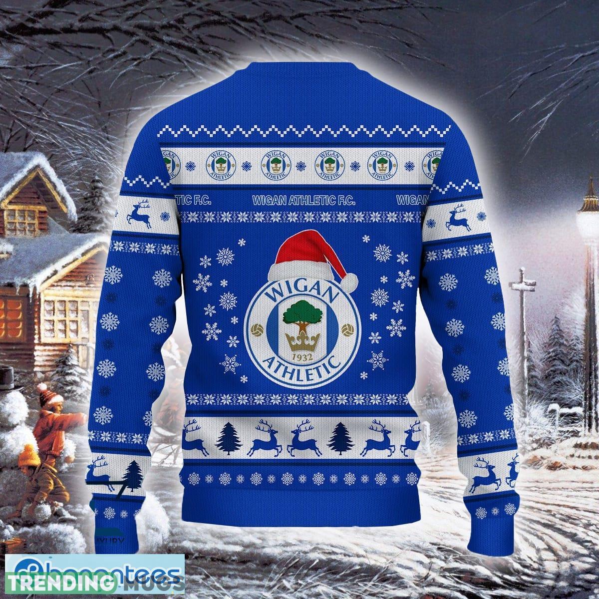 Wigan Athletic Vacation Efl Logo Team Ugly Christmas Sweater For Fans Gift Unisex Sweatshirt 3D Sweater Wigan Athletic Vacation Efl Logo Team Ugly Christmas Sweater For Fans Gift Unisex Sweatshirt 3D Sweater