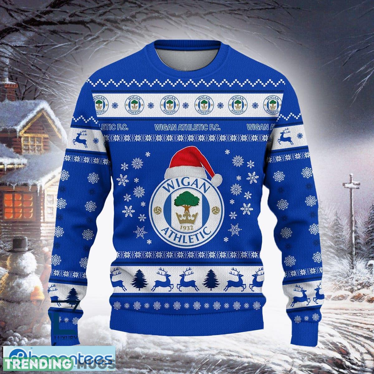 Wigan Athletic Vacation Efl Logo Team Ugly Christmas Sweater For Fans Gift Unisex Sweatshirt - Wigan Athletic Beach Efl Ugly Christmas Sweater For Fans Gift Wigan Athletic Vacation Efl Logo Team Ugly Christmas Sweater For Fans Gift Unisex Sweatshirt - Wigan Athletic Beach Efl Ugly Christmas Sweater For Fans Gift
