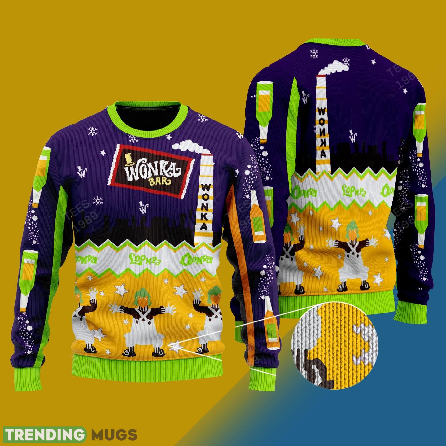 Willy Wonka and The Chocolate Factory Knitted Xmas Sweater Gift Men And Women - Willy Wonka and The Chocolate Factory Willy Wonka and The Chocolate Factory Knitted Xmas Sweater Gift Men And Women - Willy Wonka and The Chocolate Factory