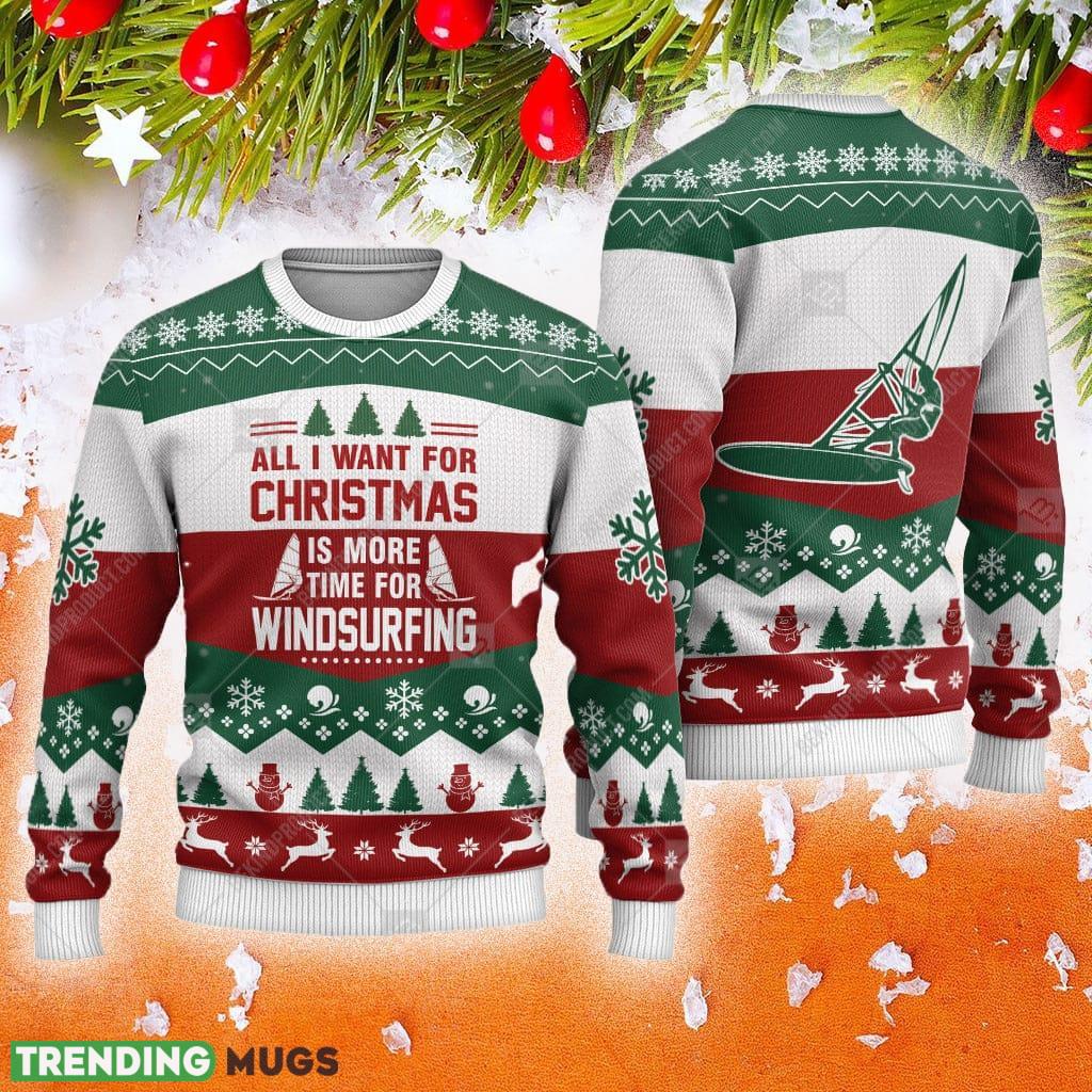 Windsurfing All I Want For Is More Time Animals Ugly Christmas Sweater AOP Gift For Men And Women - Windsurfing All I Want For Is More Time Animals Ugly Christmas Sweater AOP Gift For Men And Women Windsurfing All I Want For Is More Time Animals Ugly Christmas Sweater AOP Gift For Men And Women - Windsurfing All I Want For Is More Time Animals Ugly Christmas Sweater AOP Gift For Men And Women