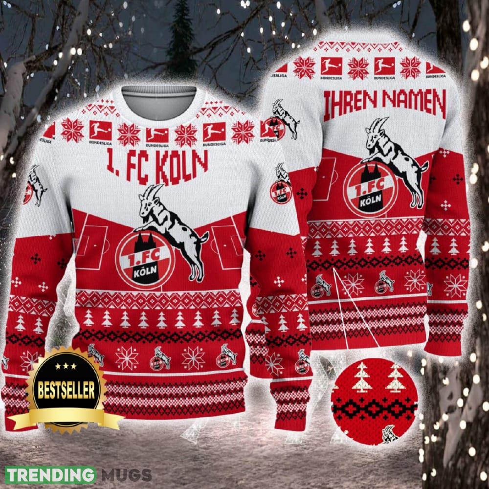 1 FC Koln Ugly Christmas Sweater Logo Custom Name Gift Fans - 1 FC Koln Ugly Christmas Sweater Logo Custom Name Gift Fans 1 FC Koln Ugly Christmas Sweater Logo Custom Name Gift Fans - 1 FC Koln Ugly Christmas Sweater Logo Custom Name Gift Fans