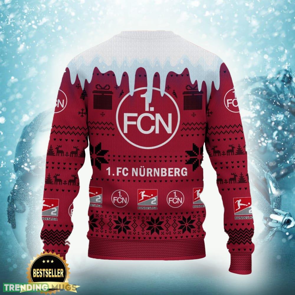 1 FC Nurnberg Logo Ugly Christmas Sweater New Gift For Men And Women Custom Name 3D Sweater 1 FC Nurnberg Logo Ugly Christmas Sweater New Gift For Men And Women Custom Name 3D Sweater