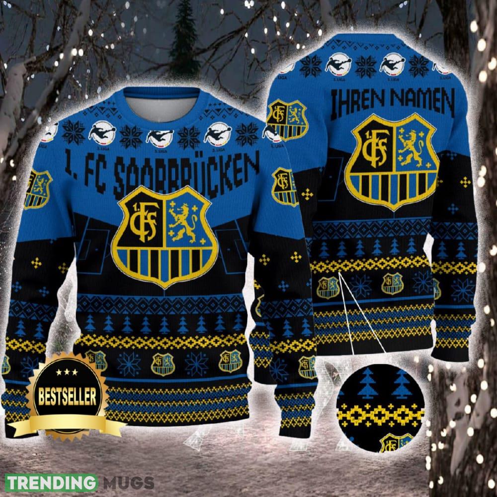 1 FC Saarbracken Ugly Christmas Sweater Logo Custom Name Gift Fans - 1 FC Saarbracken Ugly Christmas Sweater Logo Custom Name Gift Fans 1 FC Saarbracken Ugly Christmas Sweater Logo Custom Name Gift Fans - 1 FC Saarbracken Ugly Christmas Sweater Logo Custom Name Gift Fans