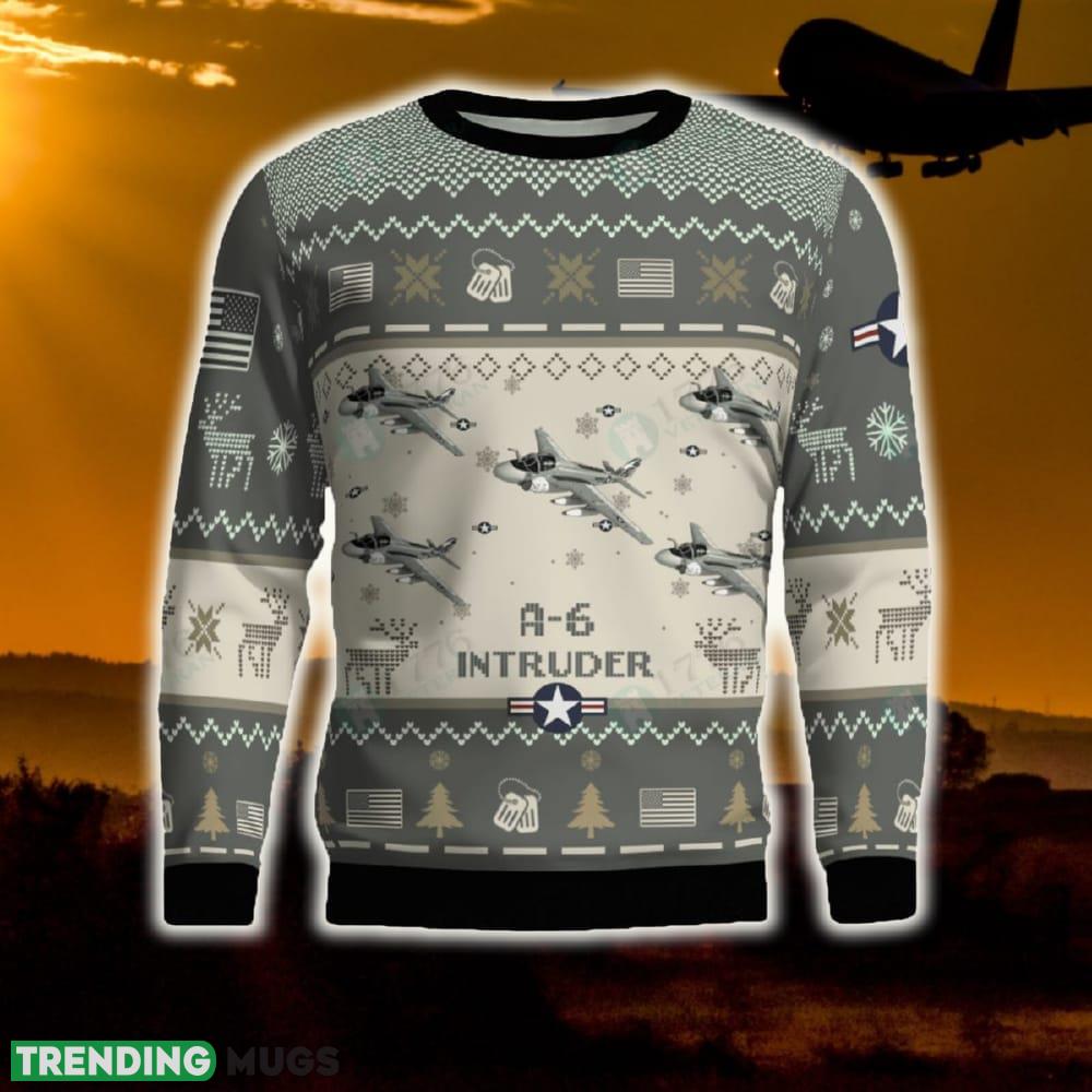 A-6 Intruder A6 Combat Aircraft Ugly Sweater Gift For Men And Women Gift Veteran Christmas - A-6 Intruder A6 Combat Aircraft Ugly Sweater 2 A-6 Intruder A6 Combat Aircraft Ugly Sweater Gift For Men And Women Gift Veteran Christmas - A-6 Intruder A6 Combat Aircraft Ugly Sweater 2