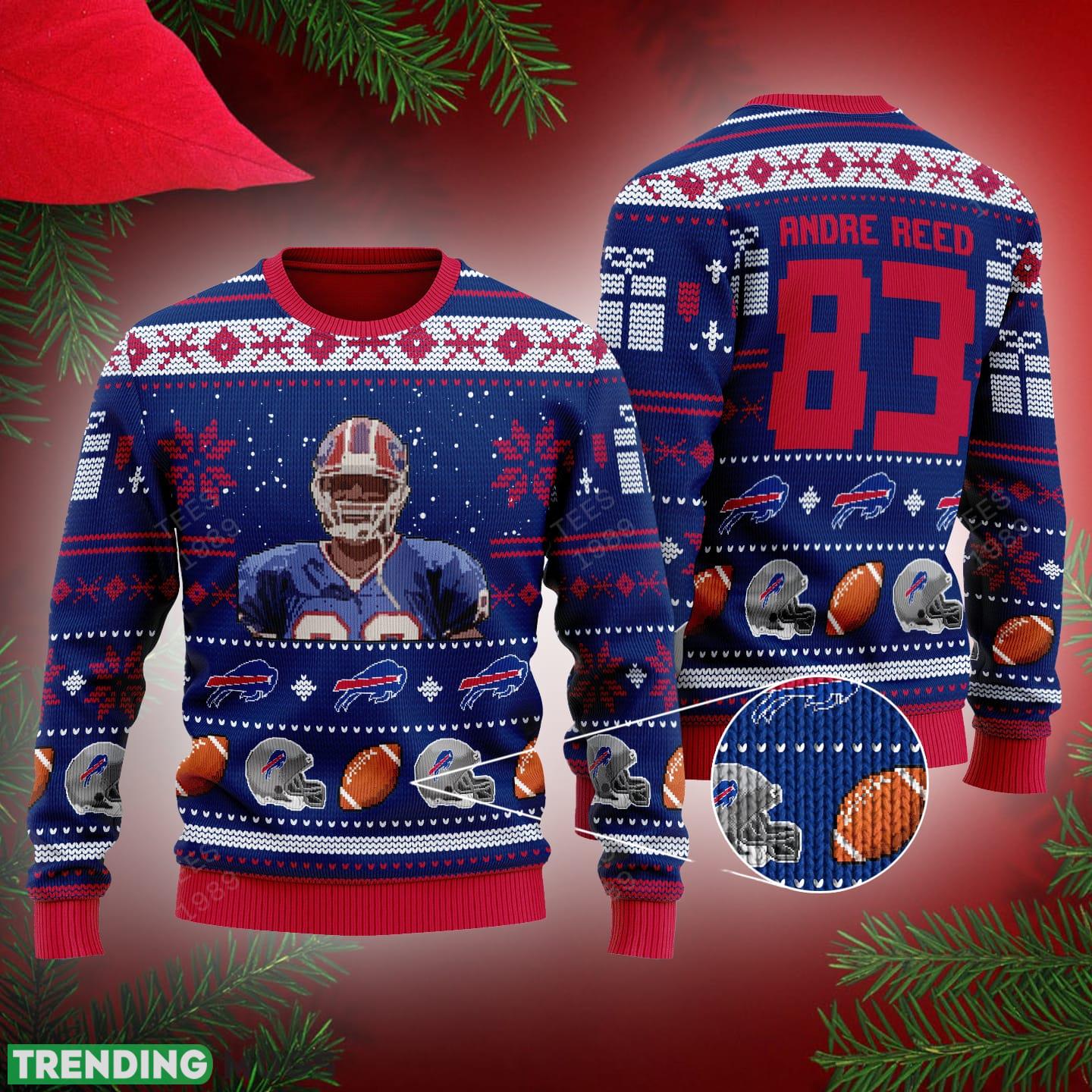 Andre Reed buffalo bills NFL Ugly Christmas Sweater AOP For Men And Women - Andre Reed buffalo bills NFL Ugly Christmas Sweater AOP For Men And Women Andre Reed buffalo bills NFL Ugly Christmas Sweater AOP For Men And Women - Andre Reed buffalo bills NFL Ugly Christmas Sweater AOP For Men And Women