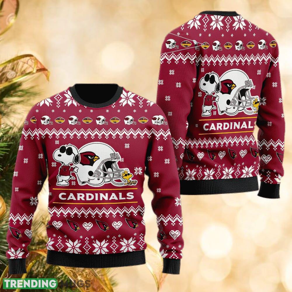 Arizona Cardinals Cute The Snoopy Show Football Helmet Knitted Christmas Sweater AOP Winter - Arizona Cardinals Cute The Snoopy Show Football Helmet Knitted Christmas Sweater AOP Winter Arizona Cardinals Cute The Snoopy Show Football Helmet Knitted Christmas Sweater AOP Winter - Arizona Cardinals Cute The Snoopy Show Football Helmet Knitted Christmas Sweater AOP Winter