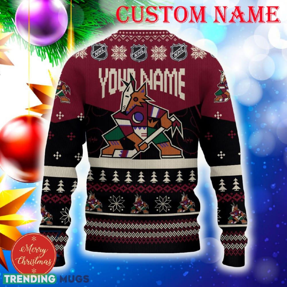 Arizona Coyotes Custom Name 3D Sweater Funny Gift For Men And Women Fans Christmas 3D Sweater Arizona Coyotes Custom Name 3D Sweater Funny Gift For Men And Women Fans Christmas 3D Sweater