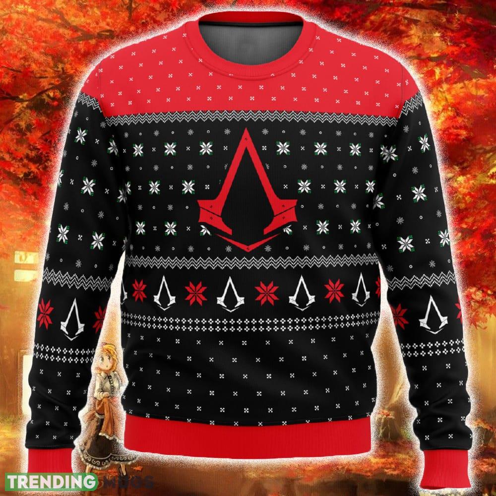 Assassins Creed Assassin Insignia Symbol Ugly Christmas Sweater Funny Gift For Men And Women Fans - Assassins Creed Assassin Insignia Symbol Ugly Christmas Sweater Funny Gift For Men And Women Fans Assassins Creed Assassin Insignia Symbol Ugly Christmas Sweater Funny Gift For Men And Women Fans - Assassins Creed Assassin Insignia Symbol Ugly Christmas Sweater Funny Gift For Men And Women Fans