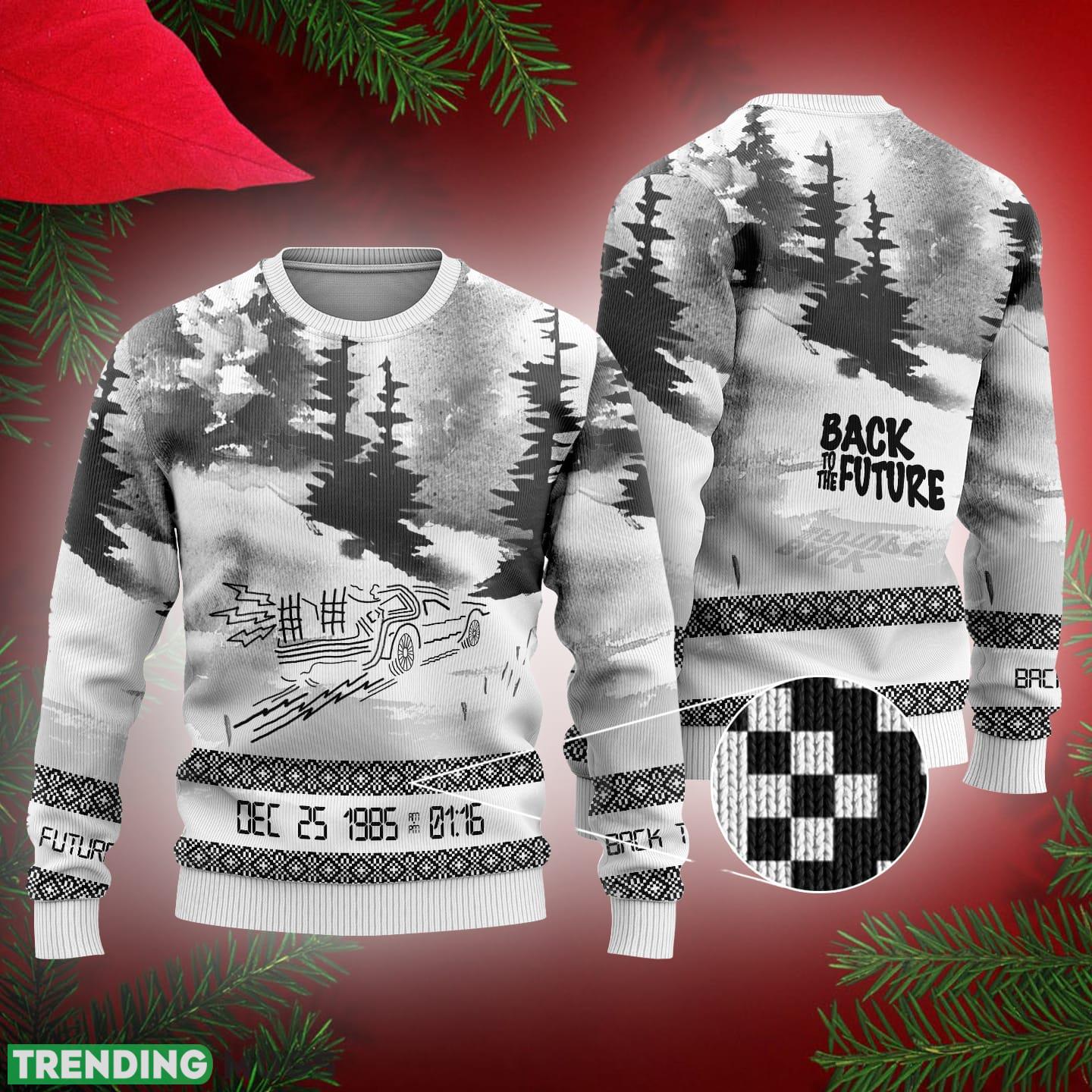 Back To The Future Ugly Christmas Sweater For Men And Women - Back To The Future Ugly Christmas Sweater For Men And Women Back To The Future Ugly Christmas Sweater For Men And Women - Back To The Future Ugly Christmas Sweater For Men And Women