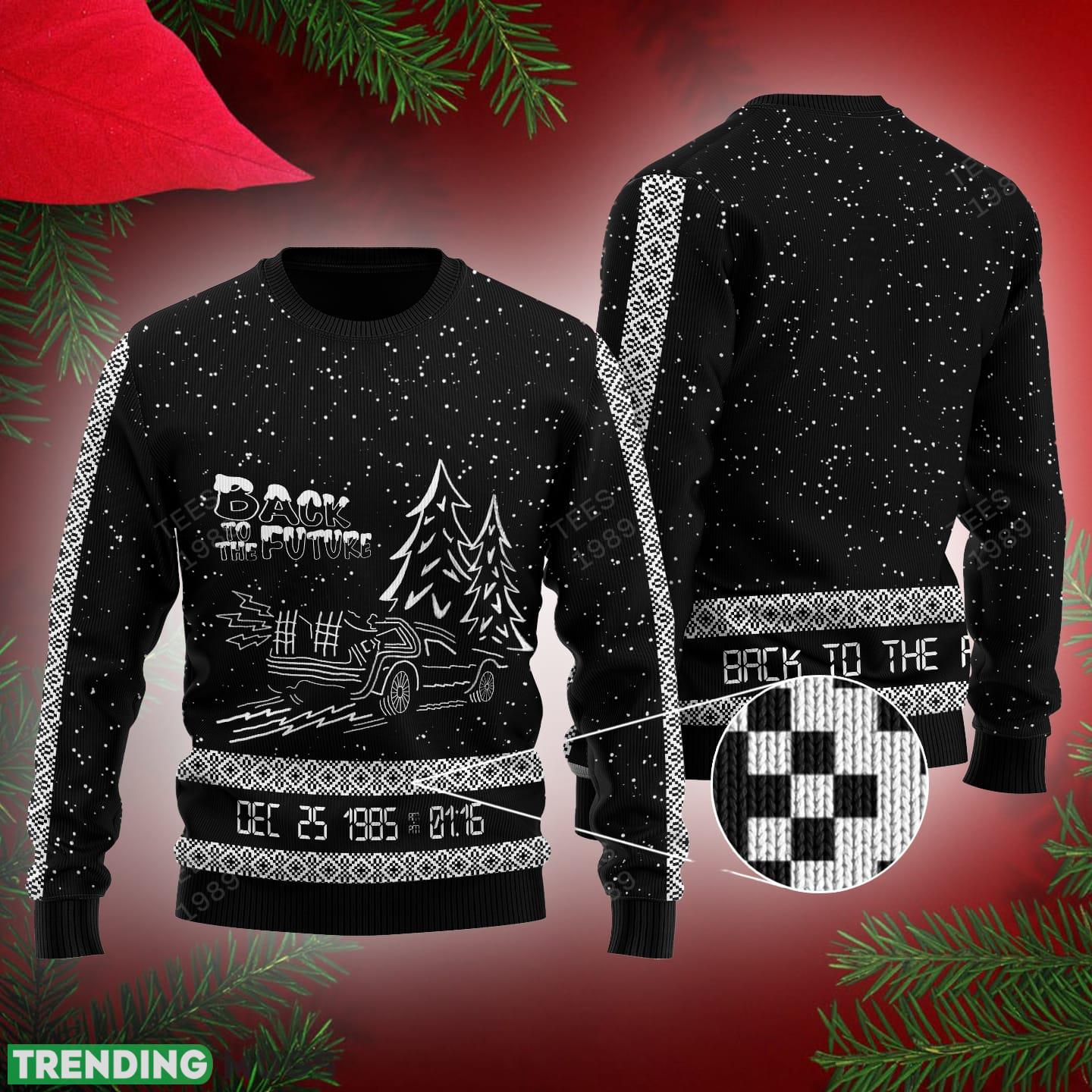 Back To The Future Ugly Xmas Sweater Gift Holidays - Back To The Future Ugly Xmas Sweater Gift Holidays Back To The Future Ugly Xmas Sweater Gift Holidays - Back To The Future Ugly Xmas Sweater Gift Holidays