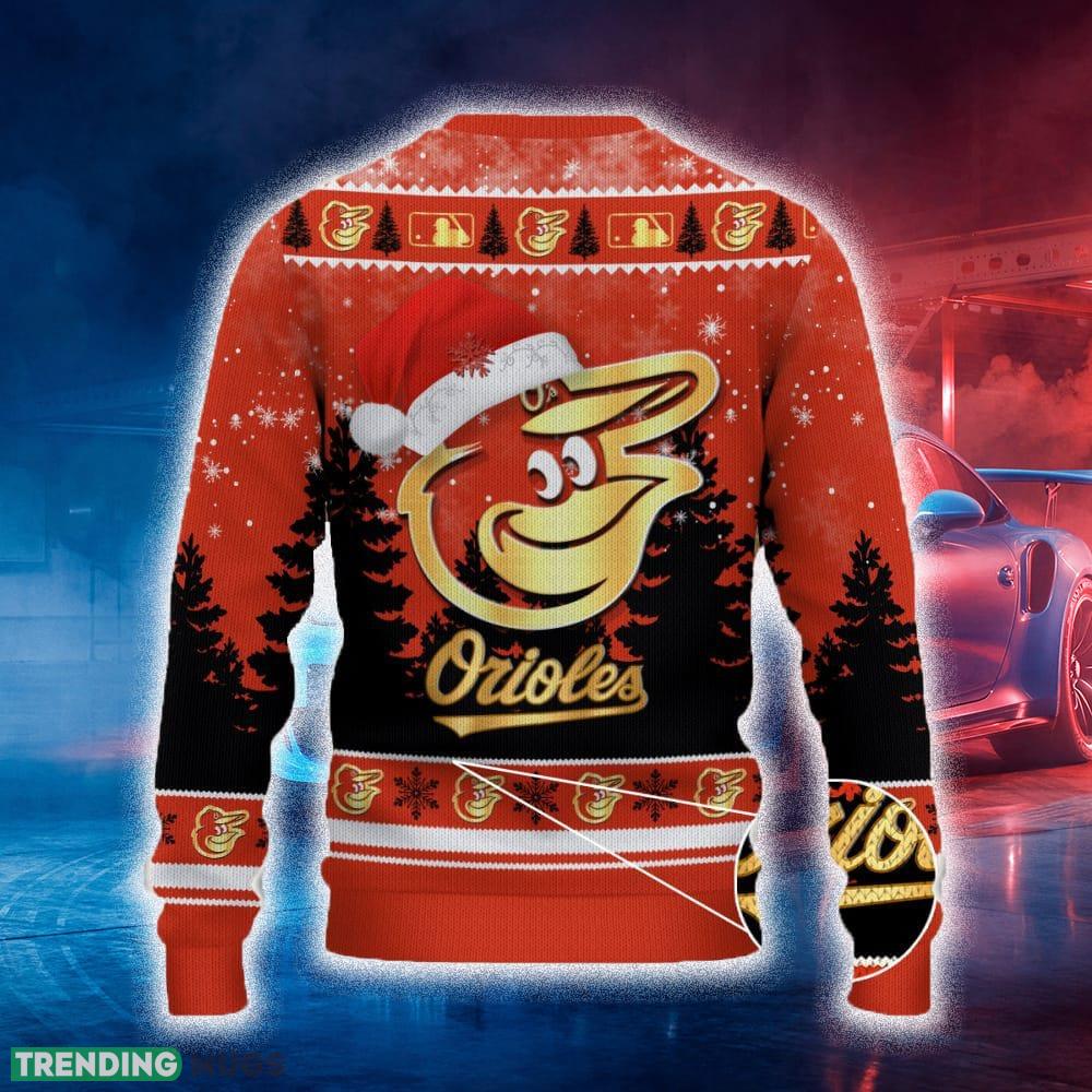 Baltimore Orioles Ugly Christmas Sweater Tree Santa Hat Car For Fans Gift Familys Holidays 3D Sweater Baltimore Orioles Ugly Christmas Sweater Tree Santa Hat Car For Fans Gift Familys Holidays 3D Sweater