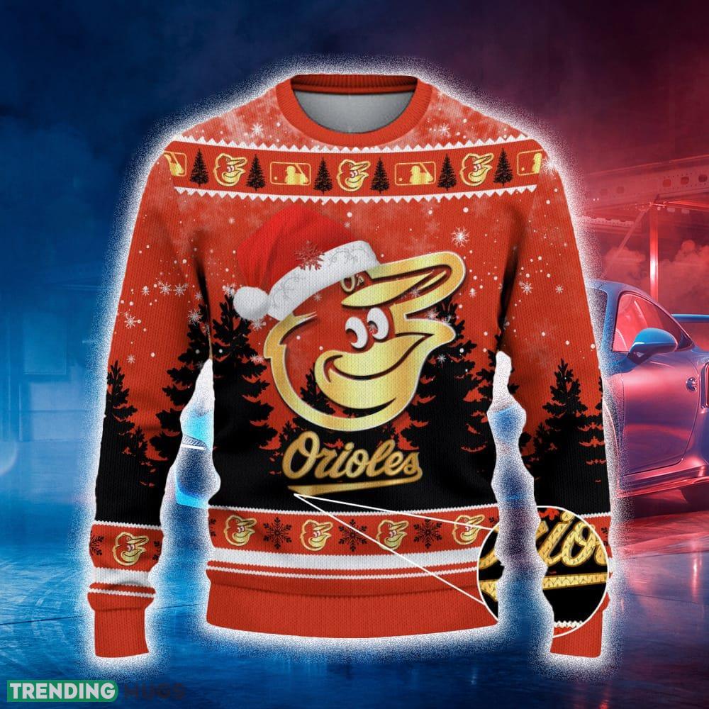 Baltimore Orioles Ugly Christmas Sweater Tree Santa Hat Car For Fans Gift Familys Holidays - Baltimore Orioles Ugly Christmas Sweater_2 Baltimore Orioles Ugly Christmas Sweater Tree Santa Hat Car For Fans Gift Familys Holidays - Baltimore Orioles Ugly Christmas Sweater_2