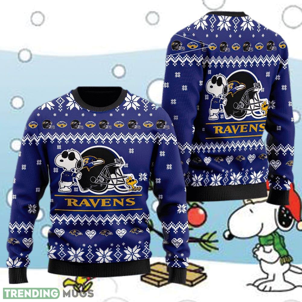 Baltimore Ravens Cute The Snoopy Show Football Helmet Ugly Christmas Sweater Festive - Baltimore Ravens Cute The Snoopy Show Football Helmet Ugly Christmas Sweater Festive Baltimore Ravens Cute The Snoopy Show Football Helmet Ugly Christmas Sweater Festive - Baltimore Ravens Cute The Snoopy Show Football Helmet Ugly Christmas Sweater Festive