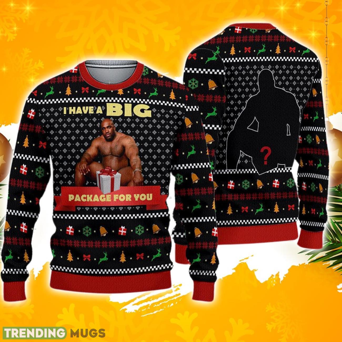 Big Package Barry Wood Meme Ugly Christmas Sweater Product Photo 1 Big Package Barry Wood Meme Ugly Christmas Sweater Product Photo 1