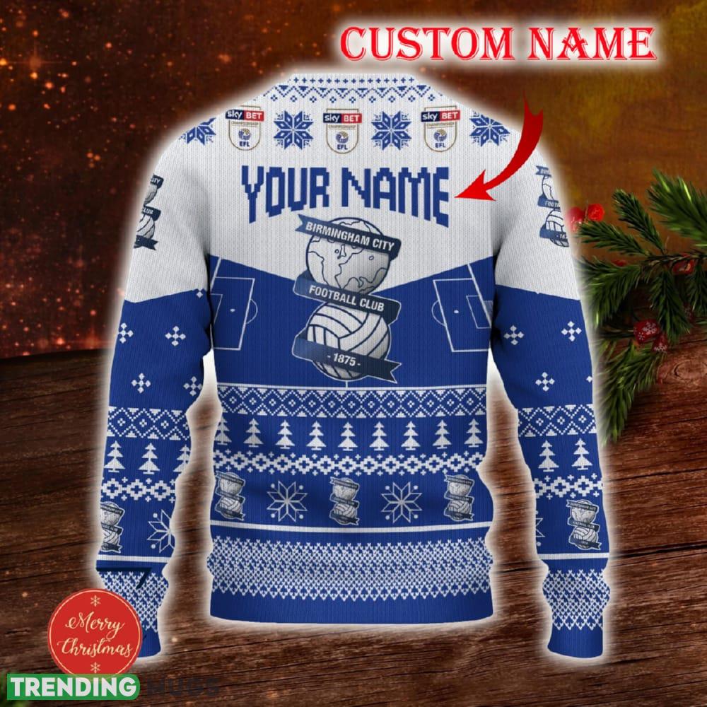 Birmingham City FC Custom Name 3D Sweater Funny Gift For Men And Women Fans Christmas 3D Sweater Birmingham City FC Custom Name 3D Sweater Funny Gift For Men And Women Fans Christmas 3D Sweater