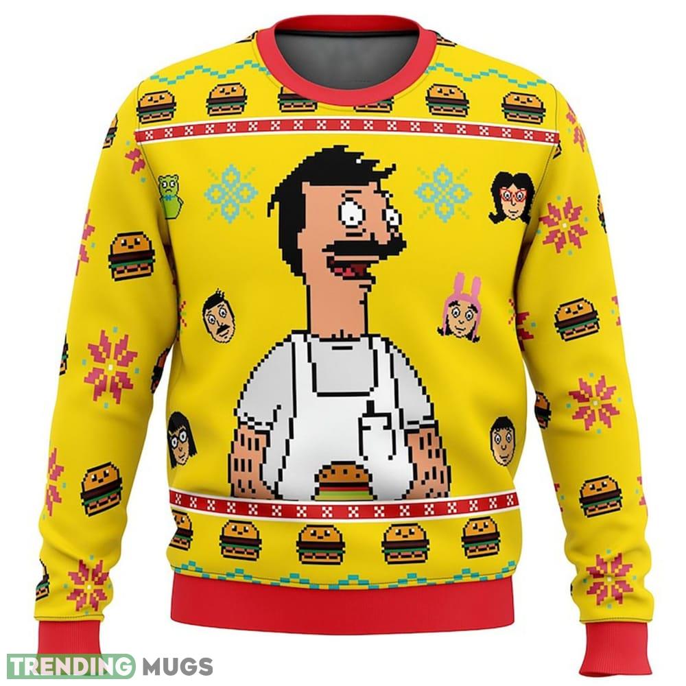 Bob's Burgers Ugly Sweater Bob's Burgers Bob Belcher Christmas Sweater Christmas Gifts 3D Sweater Bob's Burgers Ugly Sweater Bob's Burgers Bob Belcher Christmas Sweater Christmas Gifts - Bob's Burgers Ugly Sweater, Bob's Burgers Ugly Christmas Sweater, Bob Belcher Christmas Sweater, Christmas Gifts_1