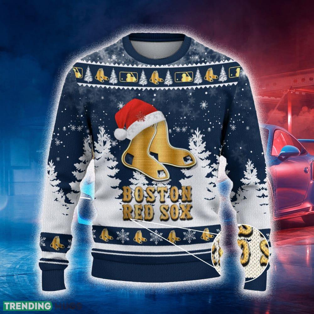 Boston Red Sox Ugly Christmas Sweater Tree Santa Hat Car For Fans Gift Familys Holidays - Boston Red Sox Ugly Christmas Sweater_2 Boston Red Sox Ugly Christmas Sweater Tree Santa Hat Car For Fans Gift Familys Holidays - Boston Red Sox Ugly Christmas Sweater_2