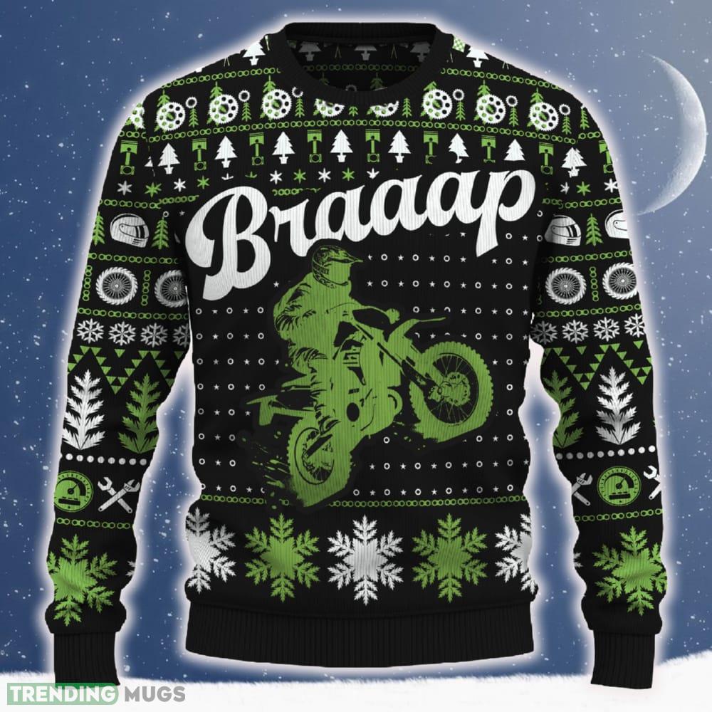 Braaap CRF250L Sweater Bauble Motorcross Gift Fans For Men And Women Christmas Holidays - Braaap CRF250L Ugly Christmas Sweater_ 1 Braaap CRF250L Sweater Bauble Motorcross Gift Fans For Men And Women Christmas Holidays - Braaap CRF250L Ugly Christmas Sweater_ 1