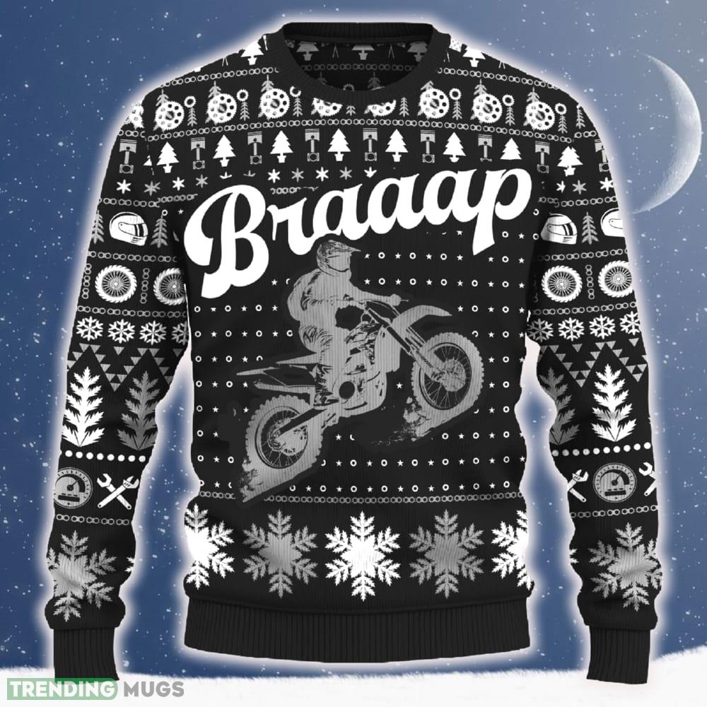 Braaap CRF250R Christmas Tree AOP Sweater Motorcross Special Gift For Men And Women - Braaap CRF250R Ugly Christmas Sweater_ 1 Braaap CRF250R Christmas Tree AOP Sweater Motorcross Special Gift For Men And Women - Braaap CRF250R Ugly Christmas Sweater_ 1