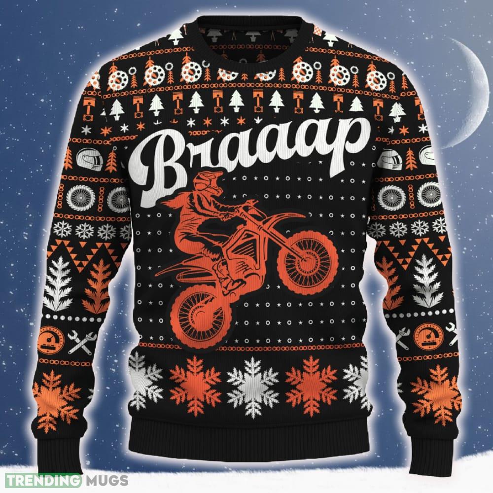 Braaap Cross Country Woman Sweater Mistletoe Motorcross Gift Fans For Men And Women Christmas Holidays - Braaap Cross Country Woman Ugly Christmas Sweater_ 1 Braaap Cross Country Woman Sweater Mistletoe Motorcross Gift Fans For Men And Women Christmas Holidays - Braaap Cross Country Woman Ugly Christmas Sweater_ 1