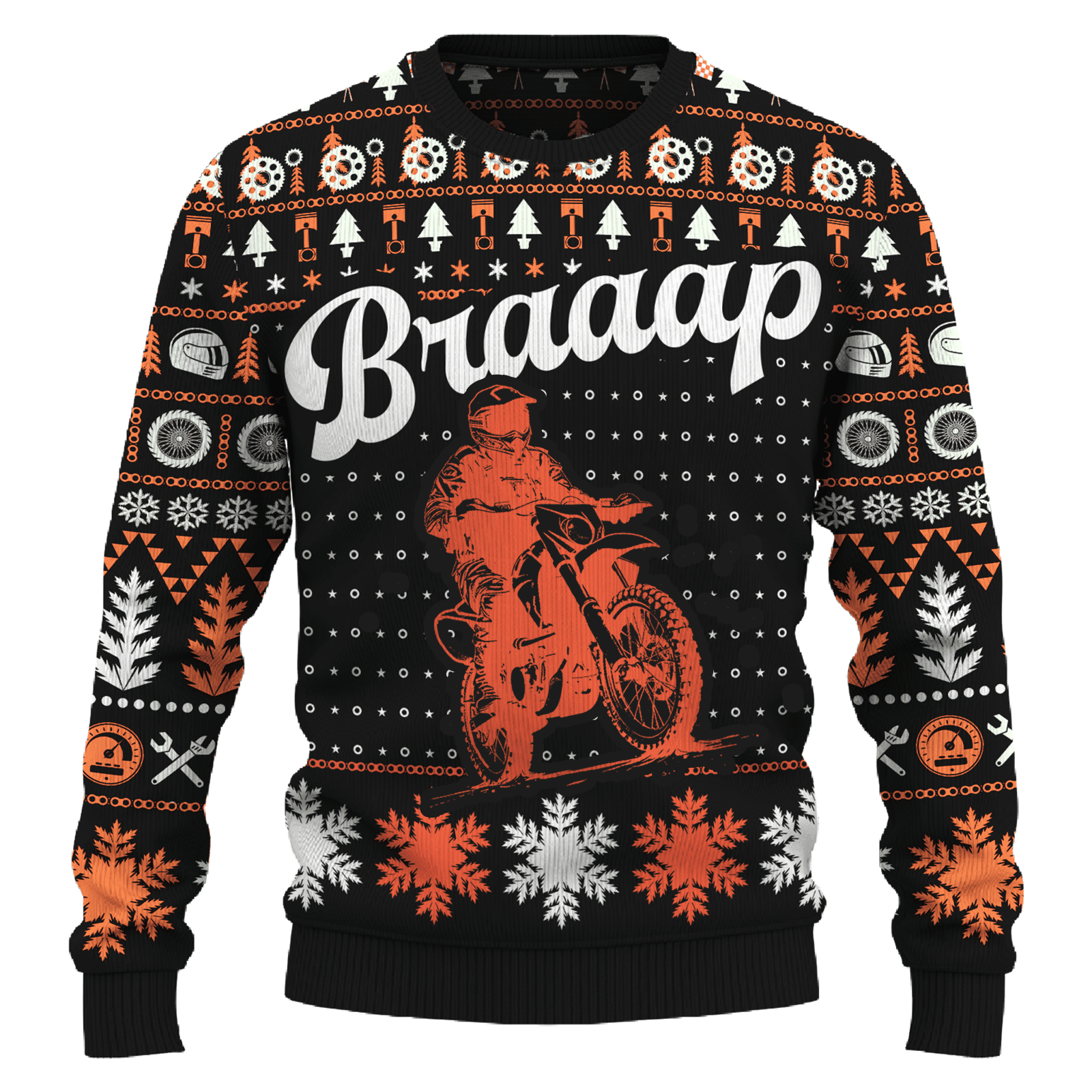Braaap Dual Sport Knitted Motorcross Sweater Gift Fans For Men And Women Christmas - Braaap Dual Sport Christmas Sweater_ 1 Braaap Dual Sport Knitted Motorcross Sweater Gift Fans For Men And Women Christmas - Braaap Dual Sport Christmas Sweater_ 1