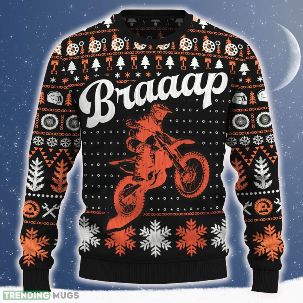 Braaap FC 450 Motorcross Ugly Xmas 3D Sweater Gift For Men And Women - Braaap FC 450 Christmas Sweater_ 1 Braaap FC 450 Motorcross Ugly Xmas 3D Sweater Gift For Men And Women - Braaap FC 450 Christmas Sweater_ 1