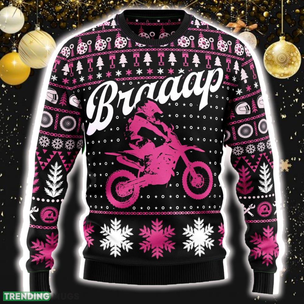 Braaap Moto Motorcross Ugly Christmas 3D Sweater New Gift For Men And Women - Braaap Moto Ugly Christmas Sweater_ 1 Braaap Moto Motorcross Ugly Christmas 3D Sweater New Gift For Men And Women - Braaap Moto Ugly Christmas Sweater_ 1
